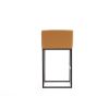 Manhattan Comfort Embassy 34 in. Metal Counter Height Bar Stool in Clay