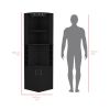 Corner Bar Cabinet Atanasio, Living Room, Black
