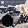 Space 7 Pieces Bed in A Bag, Lightweight Space Bedding Sets for Kids, Teens, Full