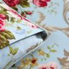 Shabby Floral Bedding Elegant Peony Sheets Set Collections 800 Thread Count 100% Cotton Deep Pocket,4 Piece-Queen Size