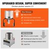 VEVOR Chicken Plucker Machine, 20" Diameter Stainless Steel Drum De-Feather Remover Poultry, 280RPM Defeathering Equipment with 108 Soft Fingers