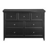 Modern 7 Drawers Dresser 7 Drawers Cabinet,Chest of Drawers Closet Organizers and Storage Clothes Storage Drawers Cabinet for Living Room
