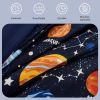 Space 7 Pieces Bed in A Bag, Lightweight Space Bedding Sets for Kids, Teens, Full