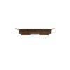 Manhattan Comfort Plaza 64.25 Modern Floating Wall Entertainment Center with Display Shelves in Rustic Brown