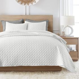 Quilt King Size Dusty Blue, Lightweight Quilt for Summer Ultra-Soft Microfiber Modern Style Quilted Clouds Pattern Bedspread (Color: Cream, size: Full Queen(90  x 96)