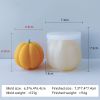 Halloween Pumpkin Silicone Mold DIY Aromatherapy Candles Drip Resin Plaster Ornaments Mould Handmade Soap Candle Making