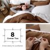 Bedsure Duvet Cover King Size - Soft Prewashed King Duvet Cover Set, 3 Pieces, 1 Duvet Cover 104x90 Inches with Zipper Closure a
