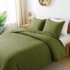 Quilt Bedding Sets with Pillow Shams, Deep Lightweight Bedspread Coverlet, Quilted Blanket Thin Comforter Bed Cover, 3 Pieces,