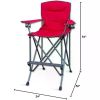 RMS Extra Tall Folding Chair - Bar Height Director Chair for Camping, Home Patio and Sports - Portable and Collapsible