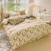 Duvet Cover Set Pure Cotton Women Girl Cute Quilt Cover Kawaii Strawberry Bedding Set 3 PCS 1 Queen Comfy Comforter Cover 2