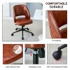 Modern home PU office chair adjustable 360 ¬∞ rotating chair engineering plastic armless rotating computer chair with wheels living room bedroom offic