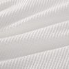 100% Cotton Waffle Weave Coconut White Duvet Cover Queen Size, Soft and Breathable Queen Duvet Cover Set