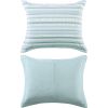 Duvet Cover Set, Cotton Bedding with Matching Shams & Button Closure, All Season Home Decor (Clearwater Cay Blue,)