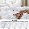 Bedsure Duvet Cover King Size - Soft Prewashed King Duvet Cover Set, 3 Pieces, 1 Duvet Cover 104x90 Inches with Zipper Closure a