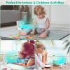 Mini Desktop Cooling Fan Rechargeable Battery Powered Personal Fan Speed Adjustment Strong Airflow Quiet Travel Fan with LCD Display for Home Office T