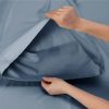 Bedsure cooling sheet set, Rayon Derived from Bamboo, Deep Pocket Up to 16", Breathable & Soft, Hotel Luxury Silky Bedding Sheet